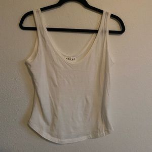 Solai The Label white tank top